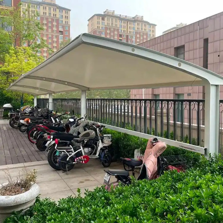 托克托县膜结构电动车棚